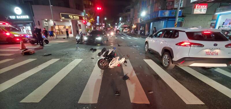 芦洲警执勤车祸骨折   送医20余小时未开刀分局紧急协调