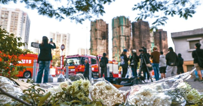 港大火灾民安顿…港府称重建家园前确保灾民免费住屋