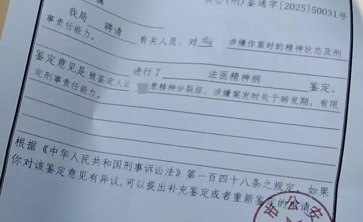 92岁老人及保姆家中遭邻居杀害 嫌犯被鉴定精神分裂