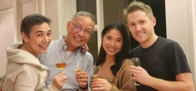 女婿離世   賴佩霞急飛美國奔喪