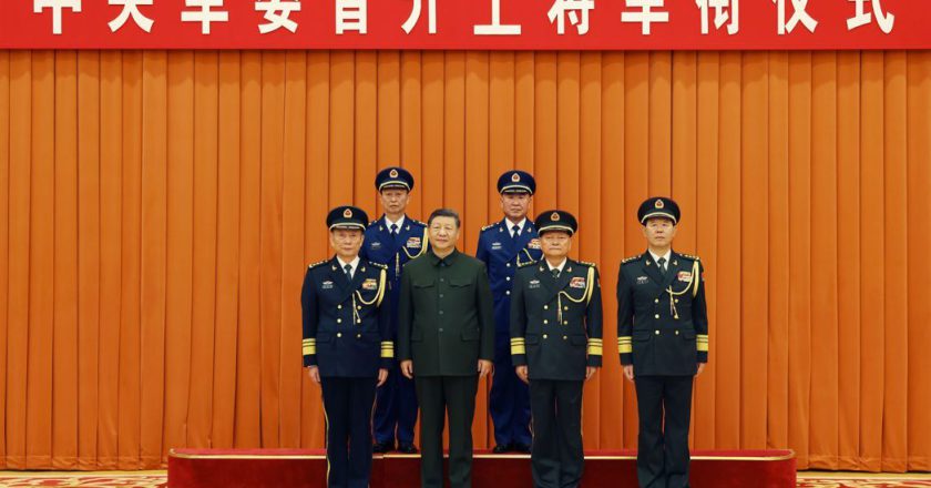 共军大反腐后 习近平晋升2上将